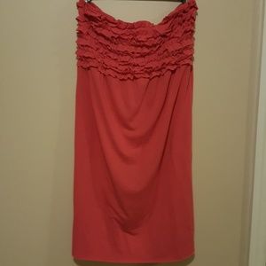 Strapless dress or cover up